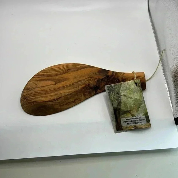 8”x3 1/4” olive wood bowl hand crafted NWT ARTE LEGNO HANDCRAFTED PIECE - Picture 3 of 4